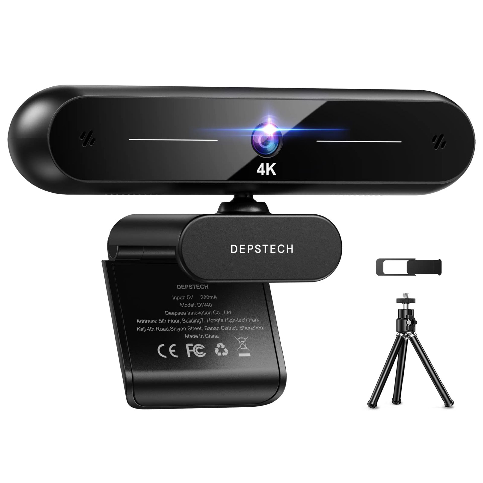 RRP £27.40 DEPSTECH DW40 UHD Webcam 4K