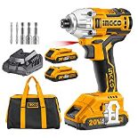 RRP £102.74 INGCO Brushless Impact Driver 20V Li-Ion Cordless Impact