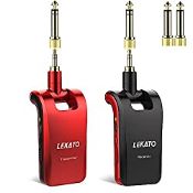 RRP £52.85 LEKATO 2.4Ghz Stereo Wireless Guitar System with 1/4