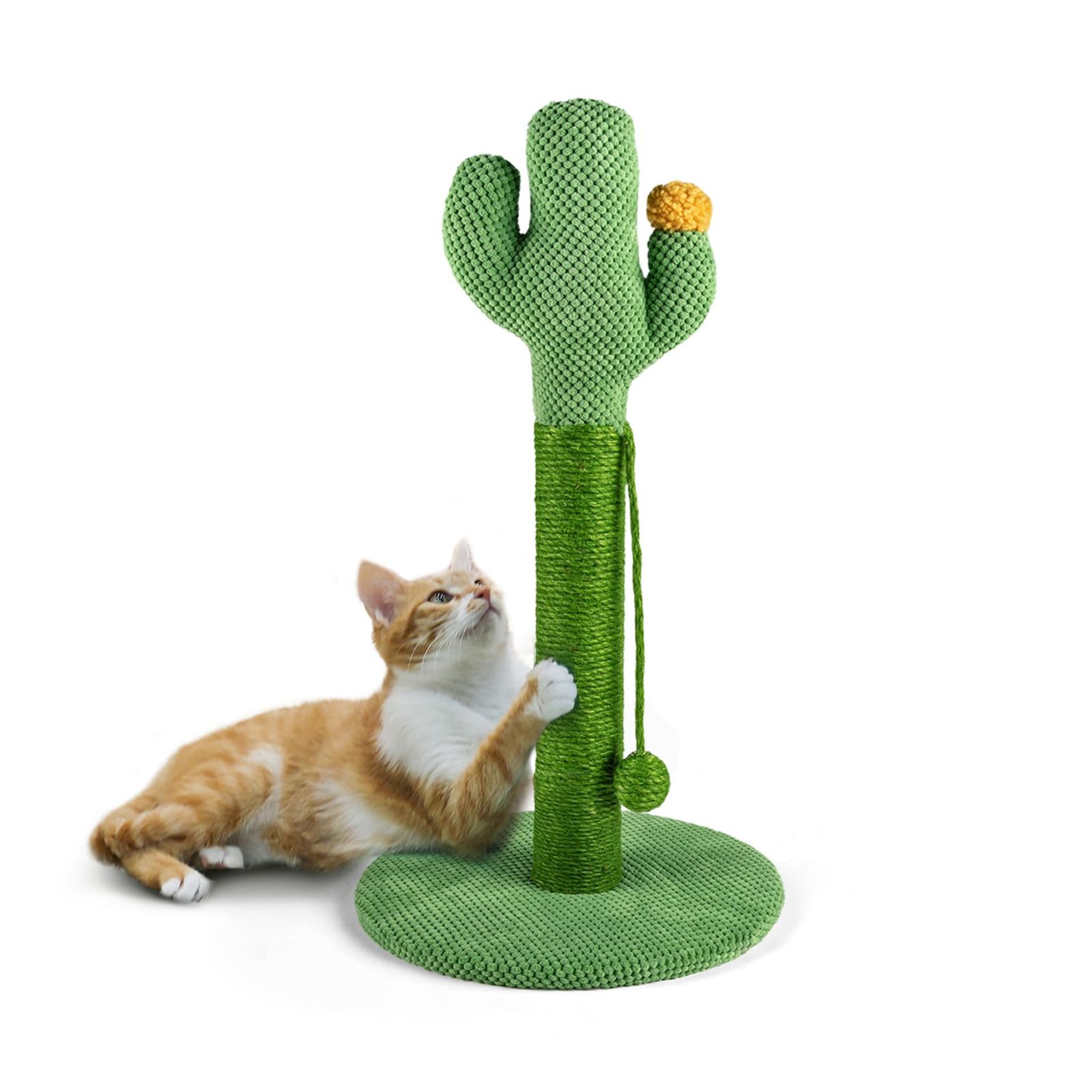 RRP £31.95 Cat Scratching Post for Indoor Cats Cactus Cat Scratch