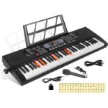 RRP £72.75 Hricane 61 Keys Piano Keyboard with Microphone Piano