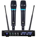 RRP £96.02 Kithouse S9 UHF Rechargeable Wireless Microphone System