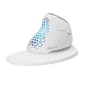 RRP £68.49 DeLUX Seeker Wireless Ergonomic Vertical Mouse with OLED Screen