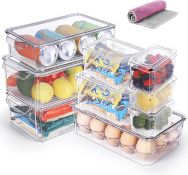 RRP £35.32 Myiosus Fridge Organisers