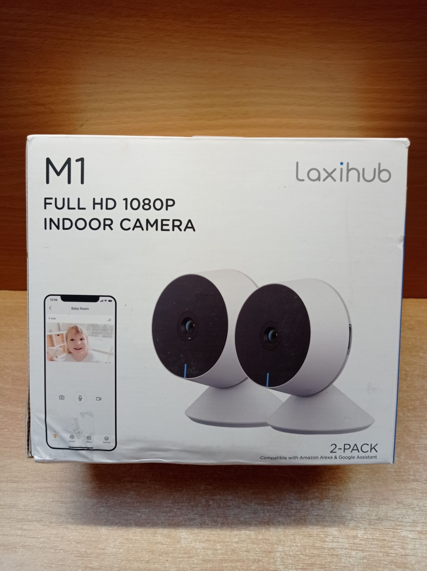 RRP £36.74 LAXIHUB Pet Camera with Phone App Puppy Dog Doggy Baby - Image 2 of 2