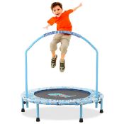 RRP £57.31 Kids Trampoline with Foldable Bungee Rebounder Adjustable