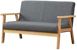 RRP £124.42 iropro Grey Sofa for Living Room Wood Furniture
