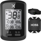 RRP £45.65 XOSS Bike GPS Computer G+ Wireless Speedometer Odometer