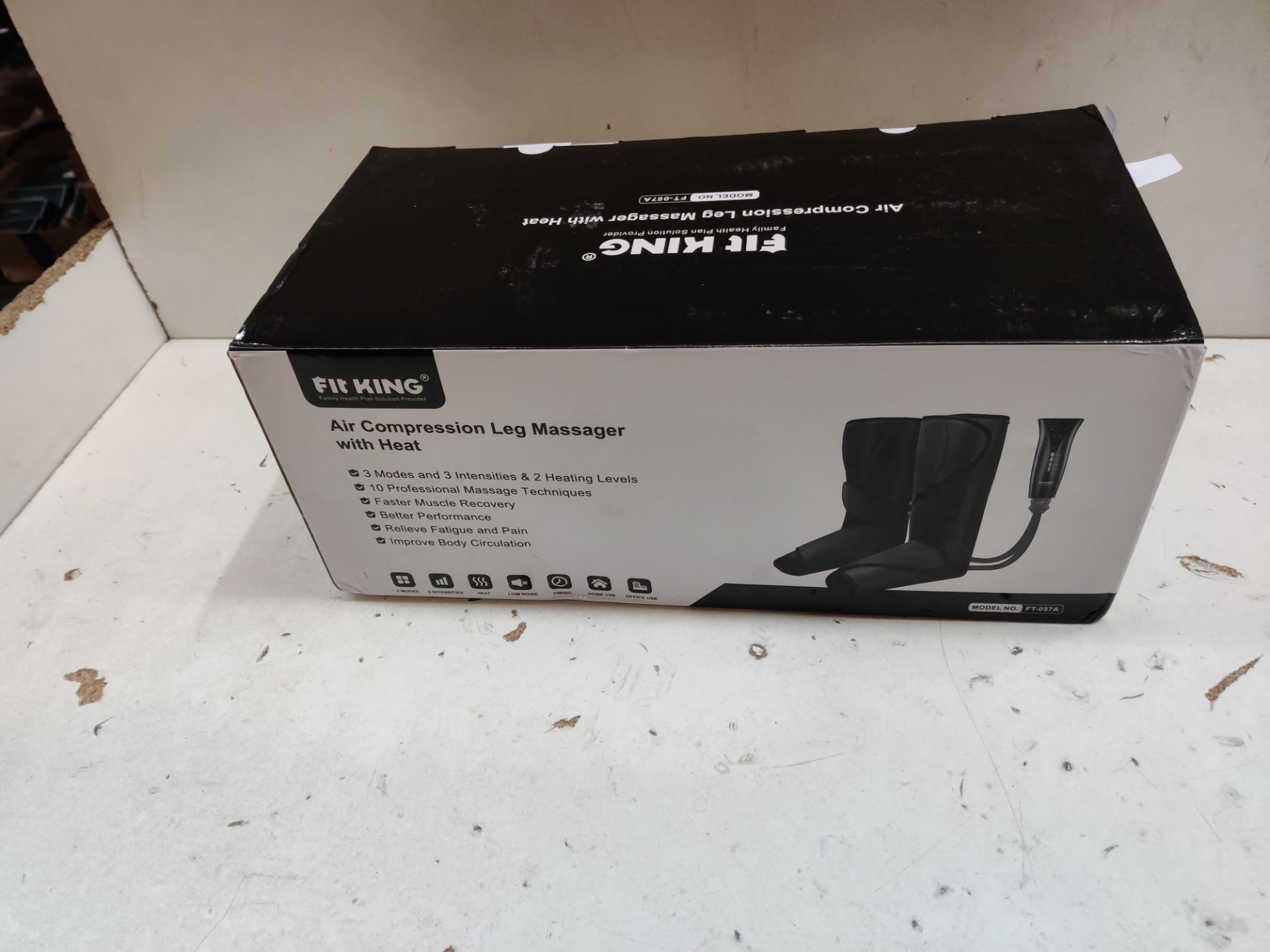 RRP £114.15 FIT KING Leg Massager with Heat Recovery Boots Leg - Image 2 of 2