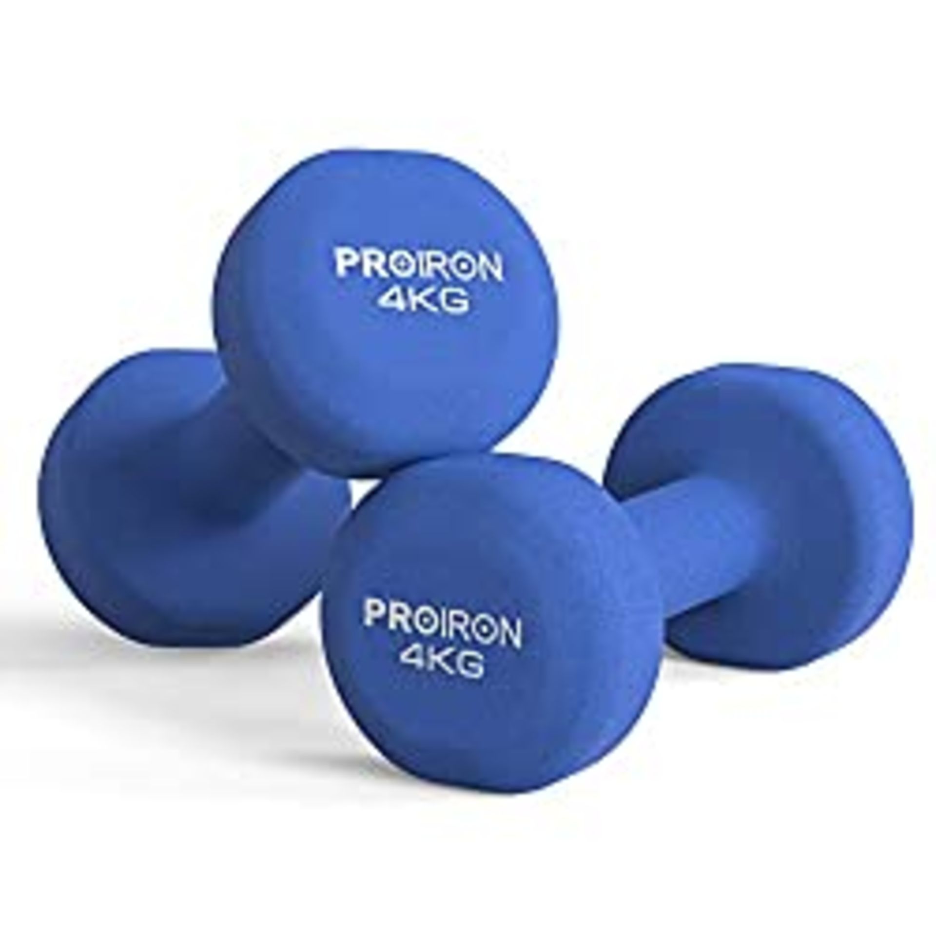 RRP £34.29 PROIRON Neoprene Dumbbell Weights Pair for Women 1kg