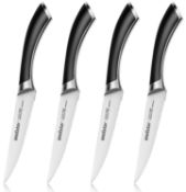 RRP £66.20 WELLSTAR Steak Knives Set of 4 Serrated Steak Knife