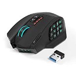 RRP £54.76 Gamspeed V8 Pro RGB MMO Lag-Free Wireless Gaming Mouse