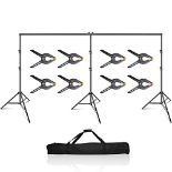 RRP £117.98 EMART Photo Video Studio 6m Wide 3m Tall Adjustable