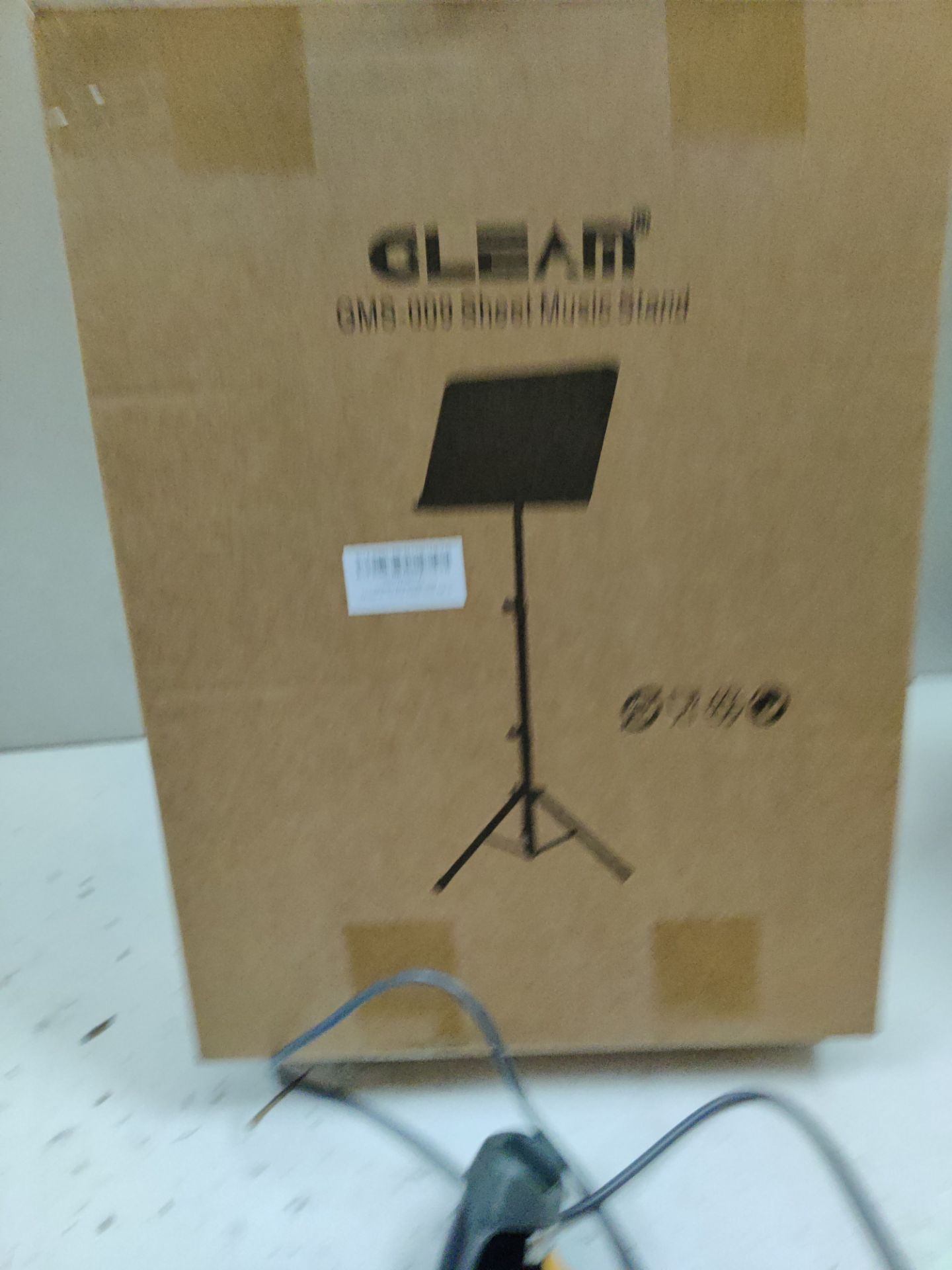RRP £28.99 GLEAM Sheet Music Stand - Full Metal with Carrying Bag - Image 2 of 2