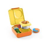 RRP £53.88 Omie 66FC09 OmieBox Kids Bento Lunch Box, Plastic, Sunshine