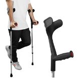 RRP £34.24 PEPE - Crutches for Adults Men (x2 Units