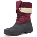 RRP £45.26 Knixmax Outdoor Winter Boots Ladies Warm Lined Snow