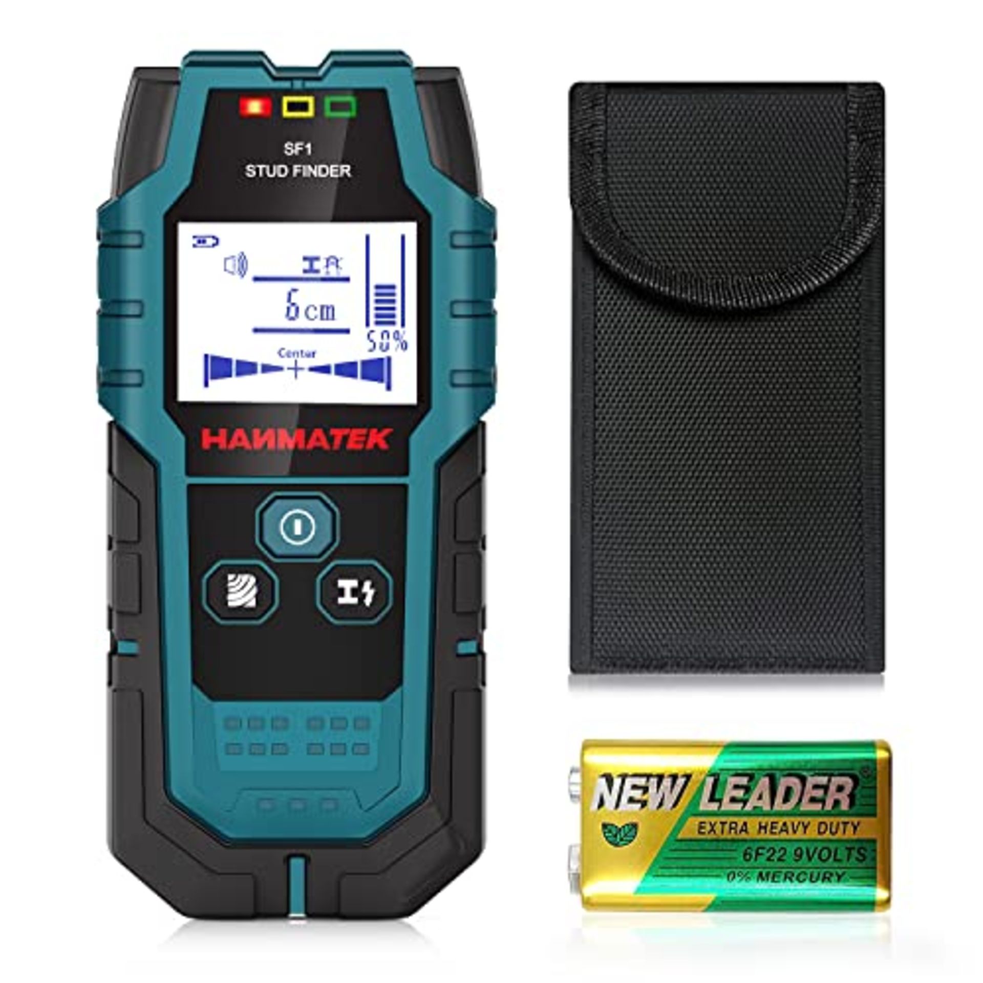 RRP £31.93 HANMATEK Stud Finder SF1 Wall Scanner 4 in 1 Electronic