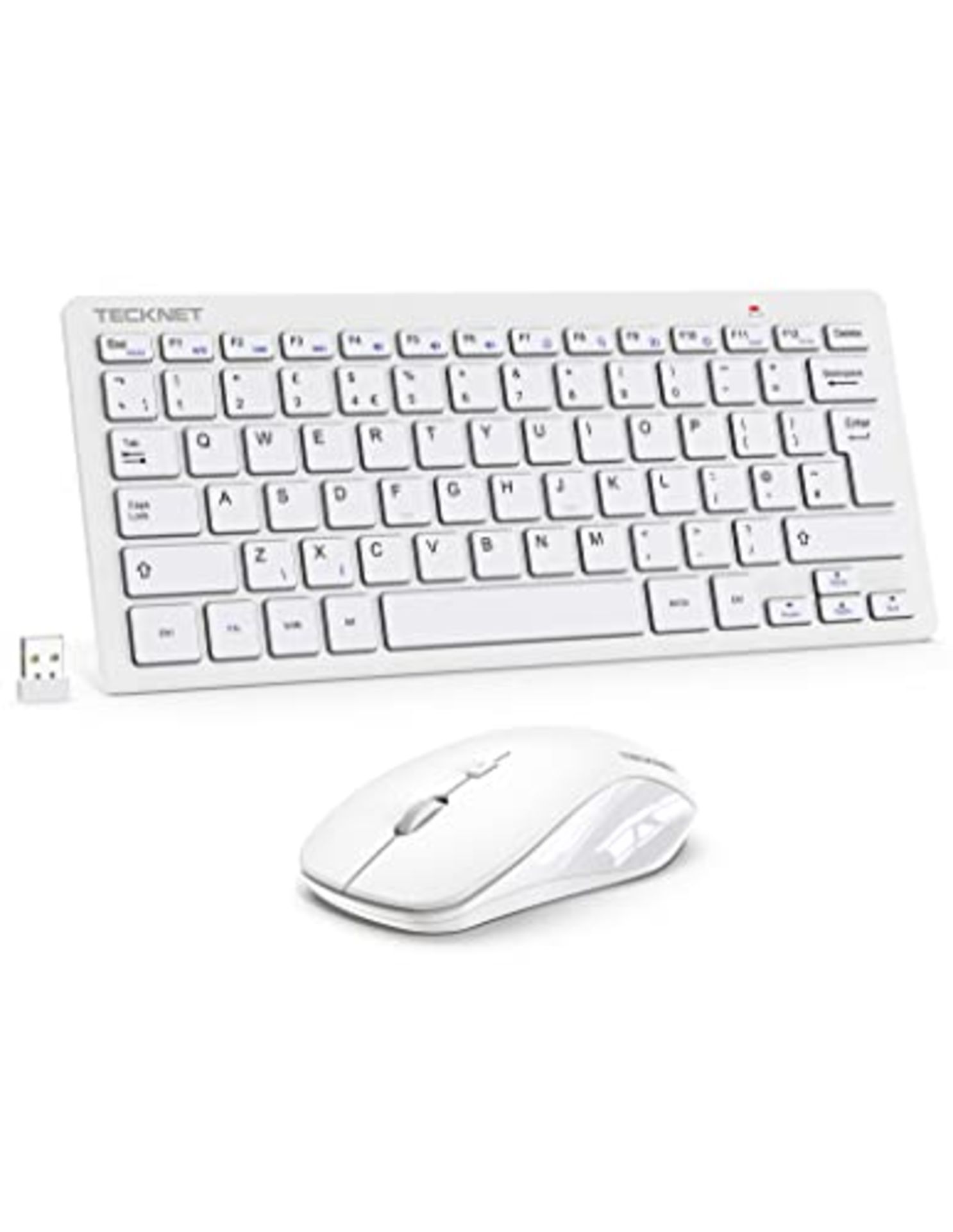 RRP £23.62 TECKNET Mini Wireless Keyboard and Mouse Set