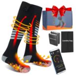 RRP £33.10 5000mAh Heated Socks for Men Women with APP Control