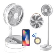 RRP £34.24 MQFORU Foldaway Fan with Remote Control