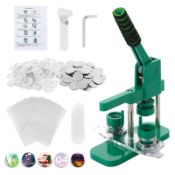 RRP £68.49 Dyna-Living Button Badge Maker Machine 32mm