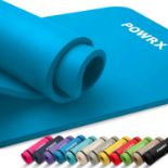 RRP £33.40 POWRX Yoga Mat Thick | Exercise Mat 1/2"