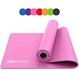 RRP £22.71 KG Physio Non Slip Yoga Mat with Yoga Mat Strap