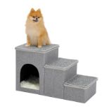 RRP £44.29 PETEPELA Dog Steps for Bed