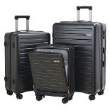 RRP £188.36 TydeCkare 3 Pcs (20/24/28) Luggage Set