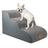 RRP £51.11 Nepfaivy Dog Steps Stairs for Bed - Non-Slip Pet Stairs for Small Dogs and Cats