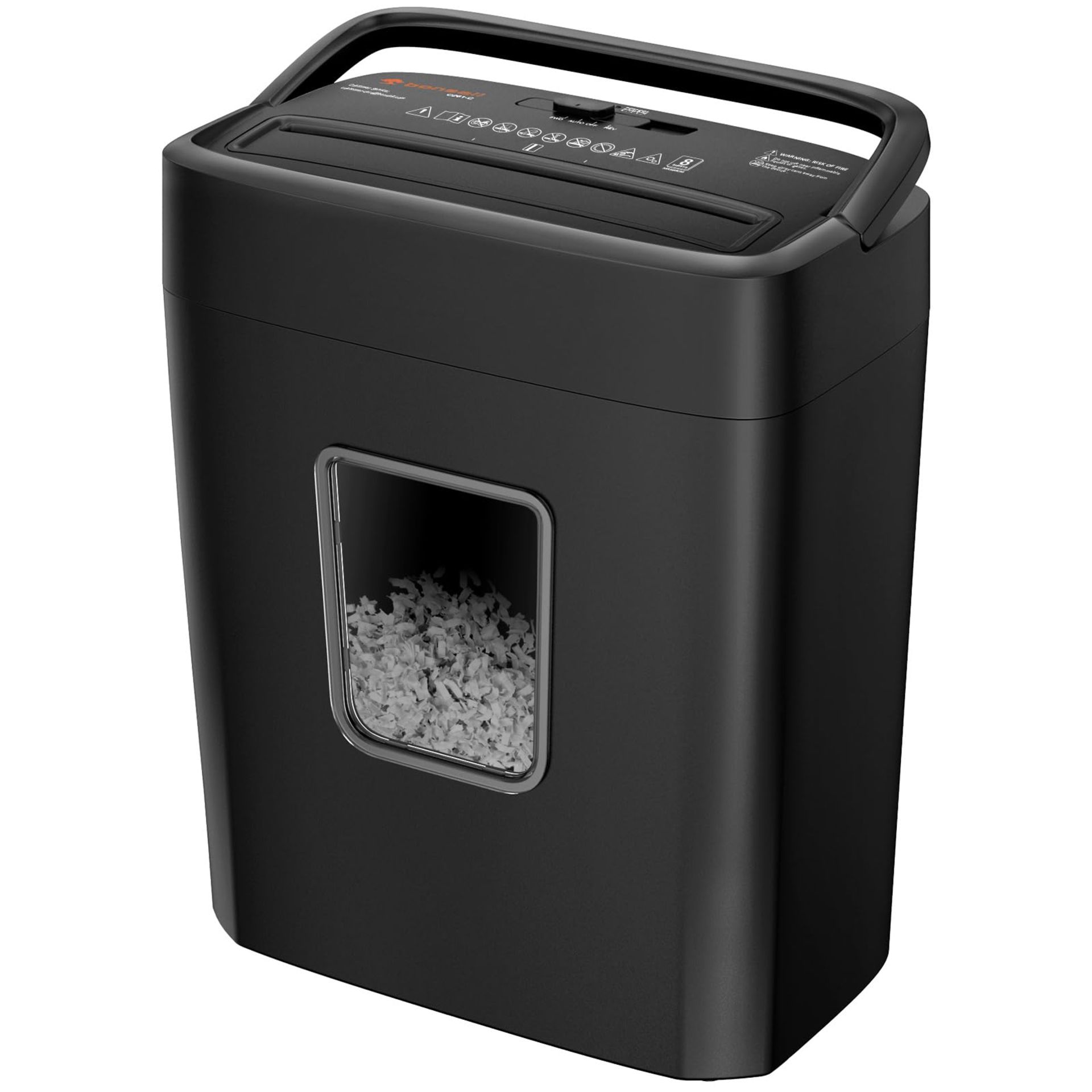 RRP £41.30 Bonsaii 8-Sheet Cross Cut Paper Shredder