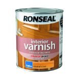 RRP £21.06 Ronseal Interior Varnish Medium Oak Satin 750ml