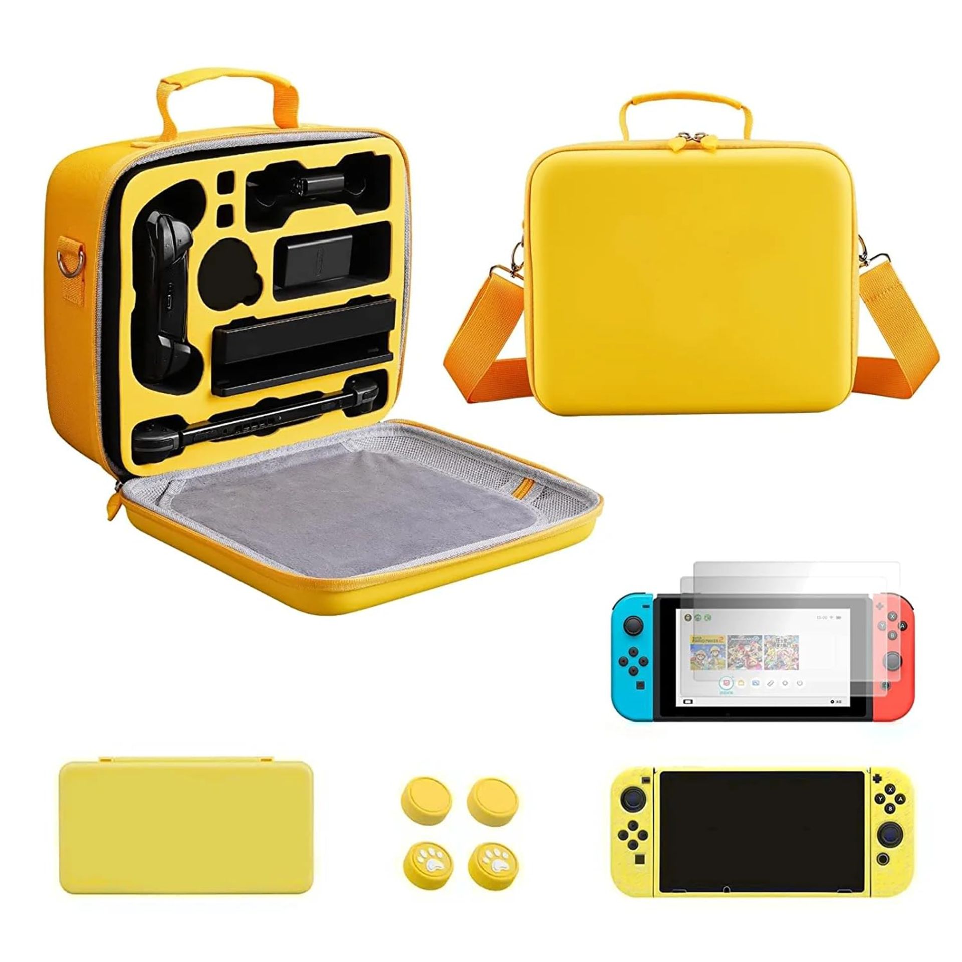 RRP £44.51 JINGDU Case Kit for Nintendo Switch Console and Accessories