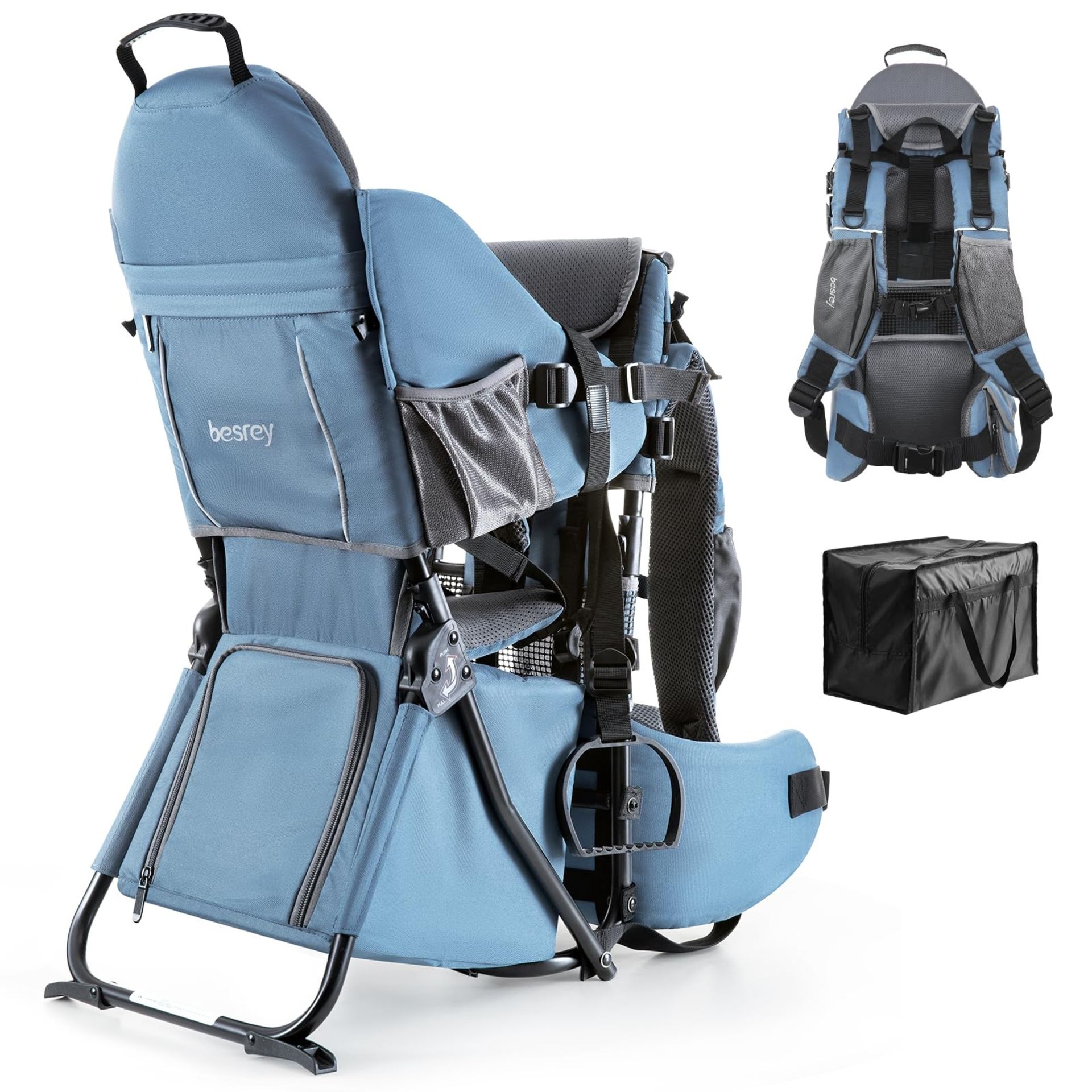 RRP £151.07 besrey Baby Backpack Carrier for Hiking Toddler Backpack Carrier Child Carrier