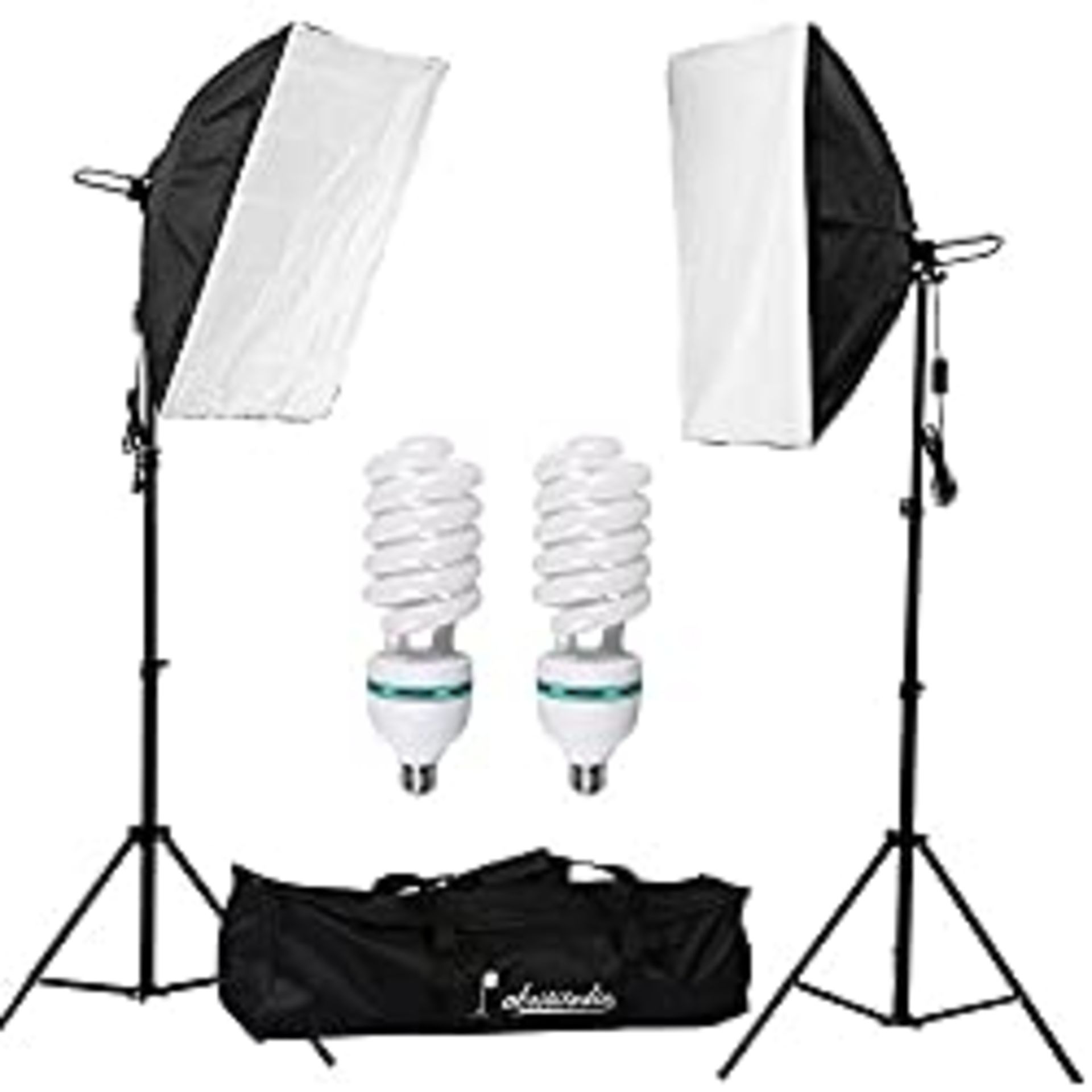 RRP £83.32 Abeststudio 2x 135W Continuous Lighting Kit 20"x28"/50x70cm