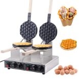 RRP £241.81 BAOSHISHAN Bubble Waffle Maker Waffle Iron Egg Waffle