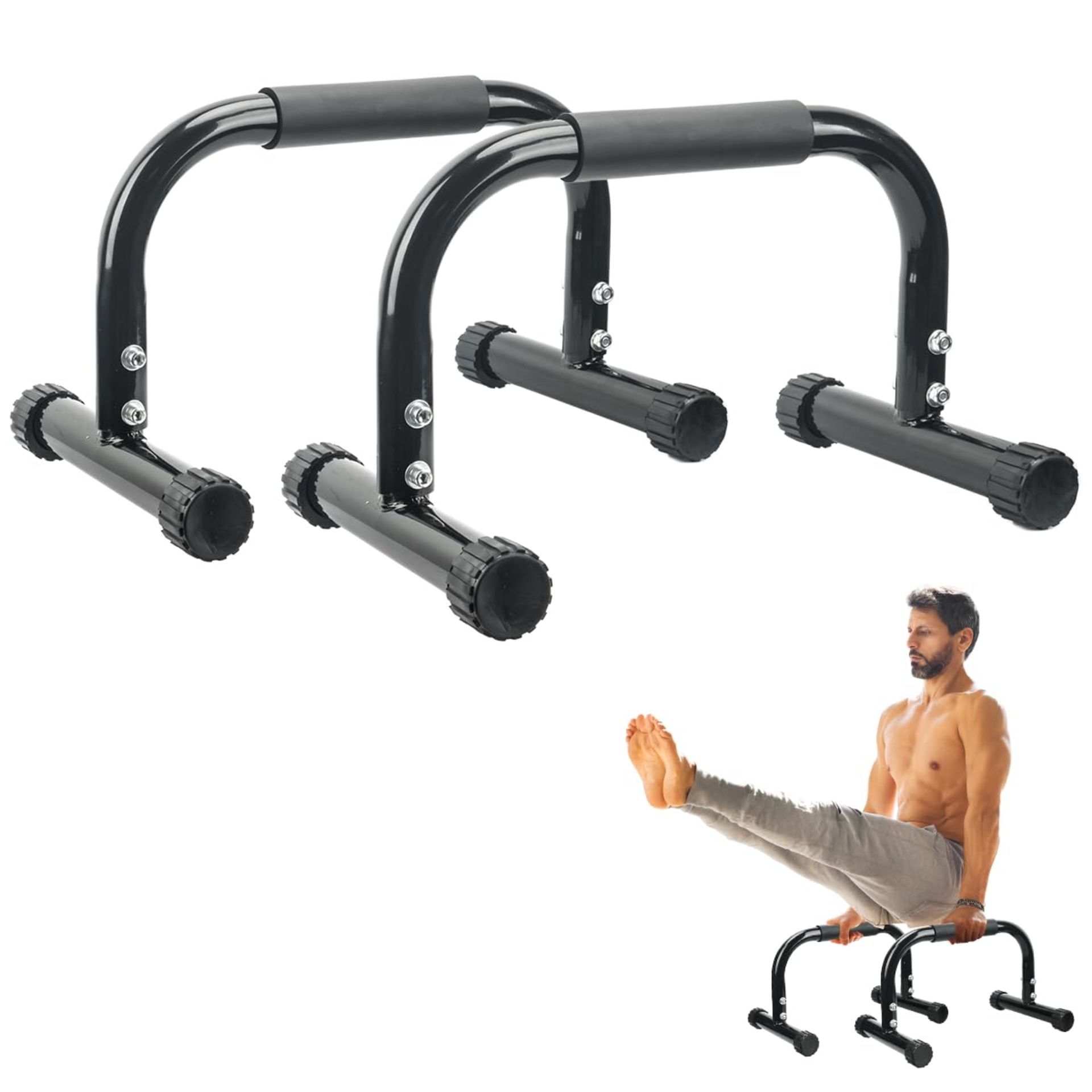 RRP £37.20 KingMile Parallettes Bars