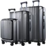 RRP £182.65 TydeCkare Luggage Set 3 Piece 20/24/28