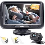 RRP £38.80 Rohent Baby Car Camera HD 1080P Baby Car Mirror 5 Mins