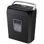 RRP £32.21 Paper Shredder for Home Use Bonsaii 6 Sheet Cross