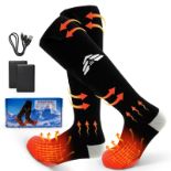 RRP £19.51 Heated Socks for Men & Women