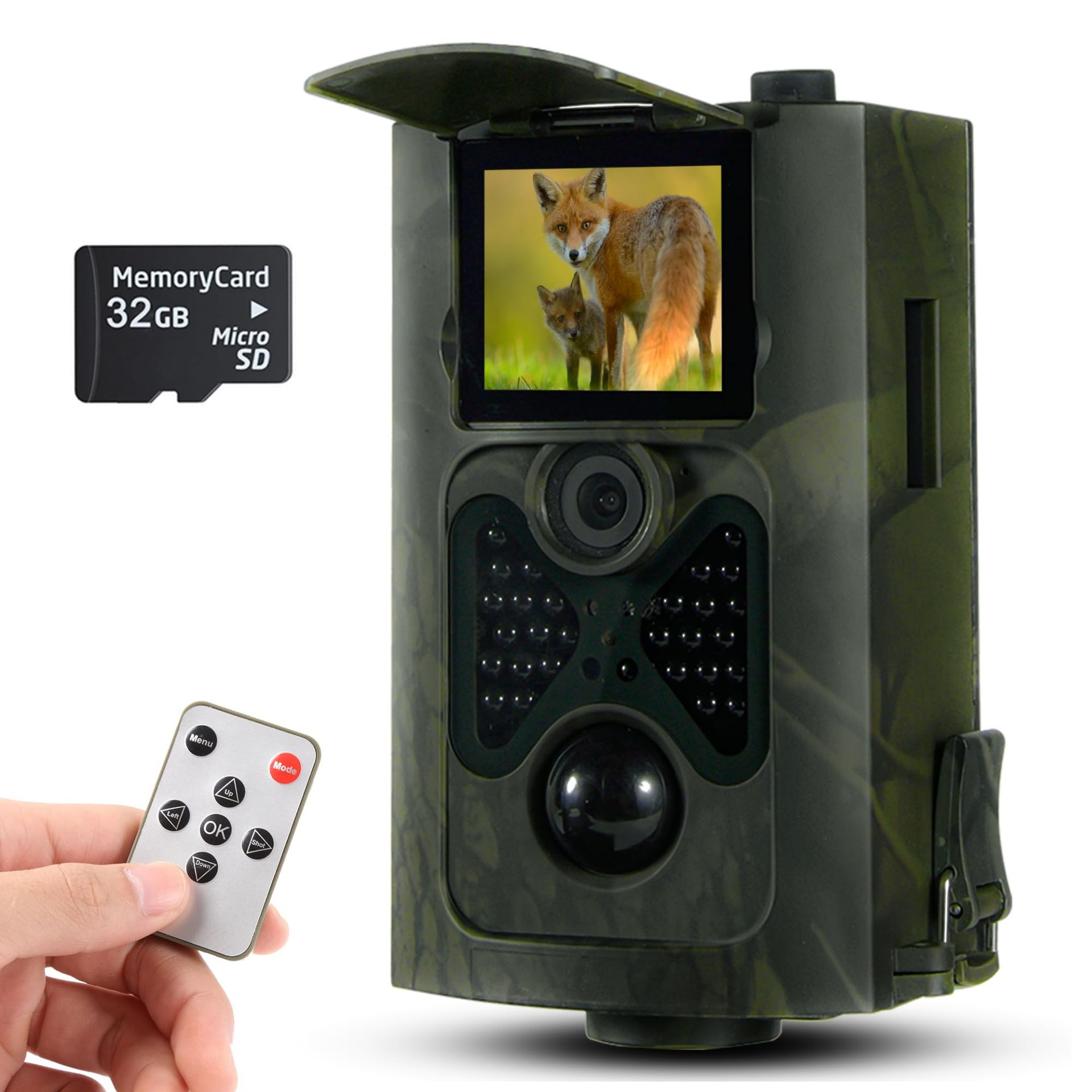 RRP £30.80 SUNTEKCAM Wildlife Camera 24MP 1080P with Night Vision Motion Activated