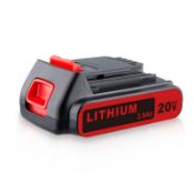 RRP £23.85 3.8Ah 18V Lithium-ion Battery Replacement for Black