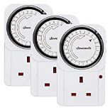 RRP £15.51 DEWENWILS Timer Plug Socket UK