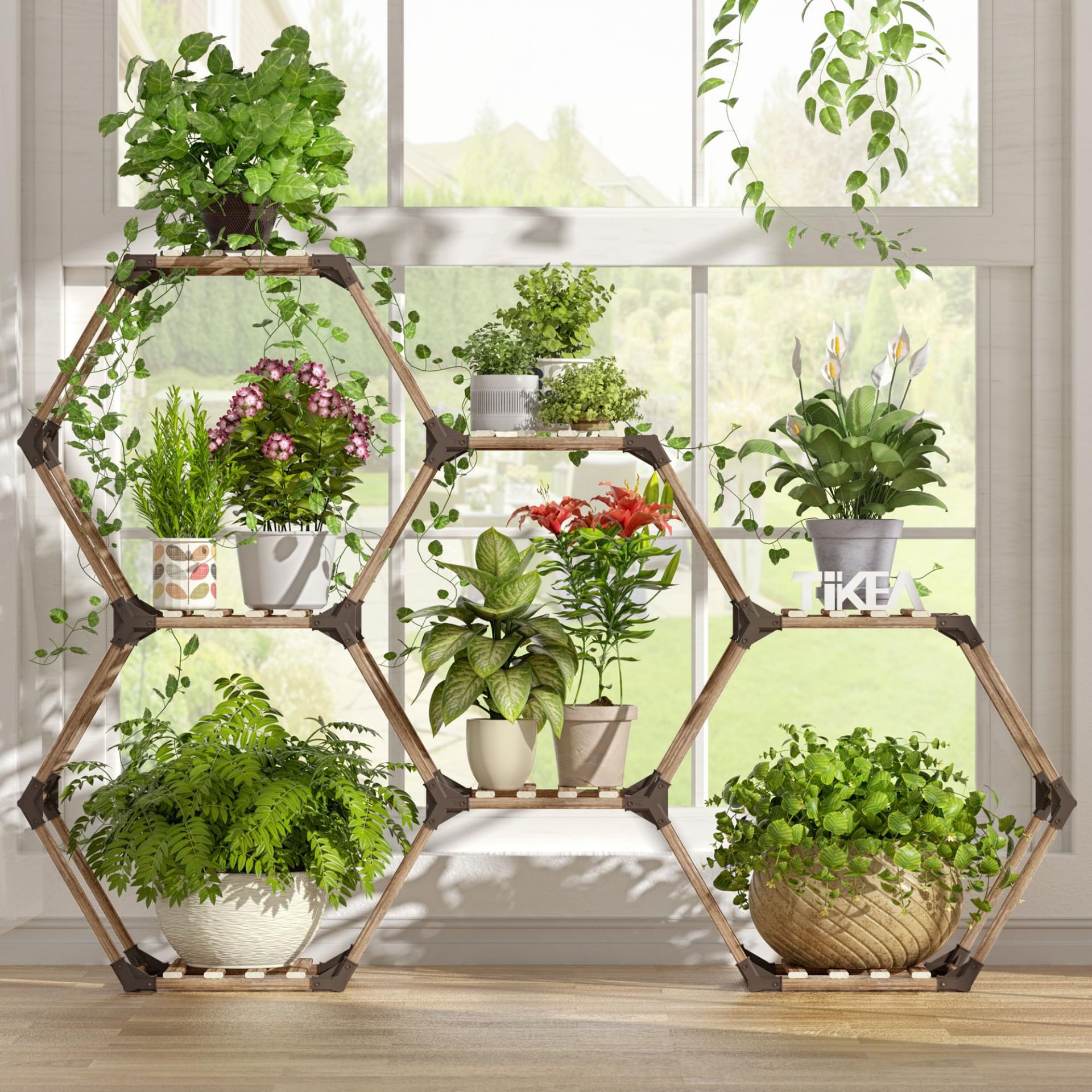 RRP £46.20 Tikea Plant Stand Indoor Outdoor