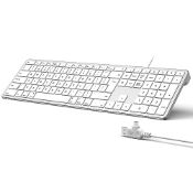 RRP £29.02 Seenda Wired Keyboard for Mac OS