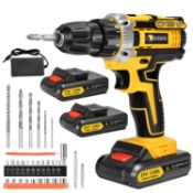 RRP £57.07 Conentool 21V Cordless Drill Driver Set