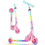 RRP £57.27 BELEEV Scooters for Kids Ages 3-12 with Light-Up Wheels & Stem & Deck