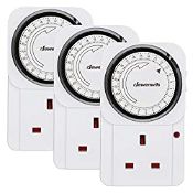 RRP £15.51 DEWENWILS Timer Plug Socket UK